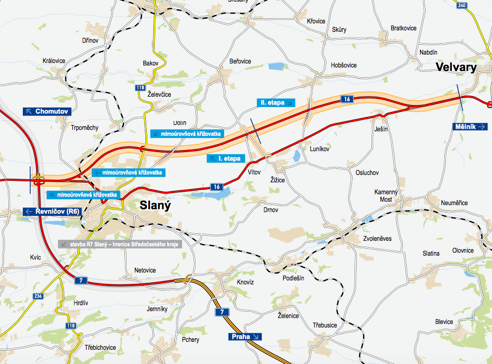 I/16 Slaný – Velvary